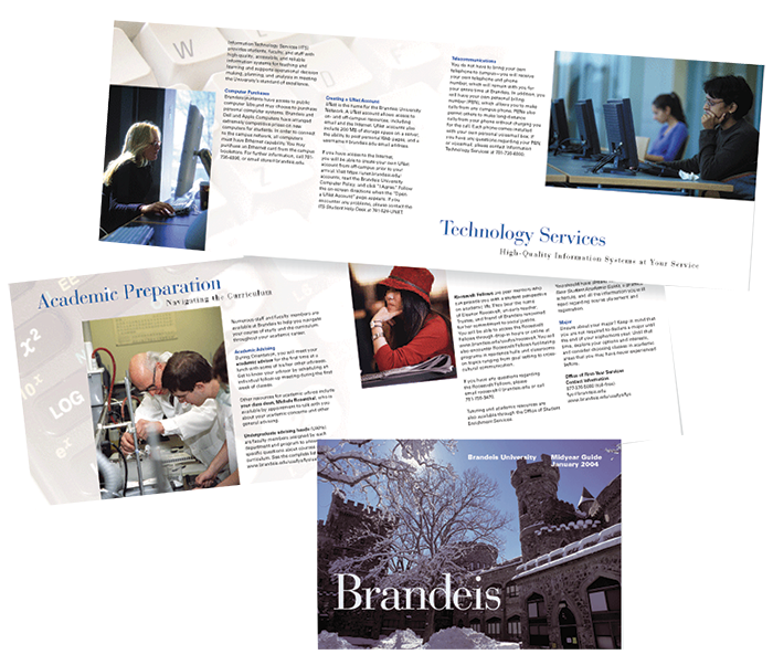Brandeis_Brochure Brandeis University Print Design 