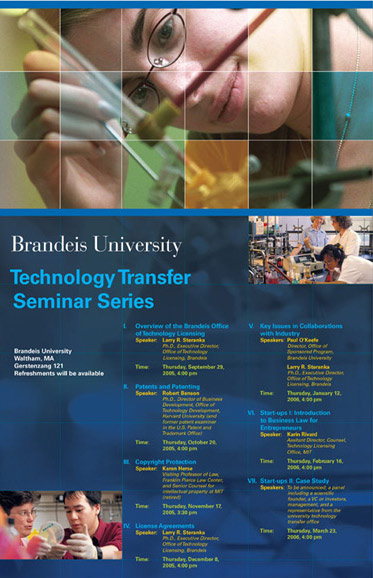 tech_Transfer Brandeis University Print Design 