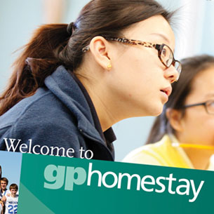 GPHomstay Branding. Photo of brochure cover