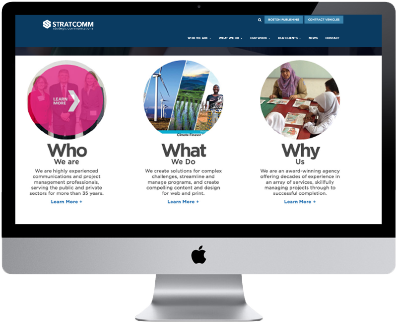 StratComm2 Strategic Communications Web Design 